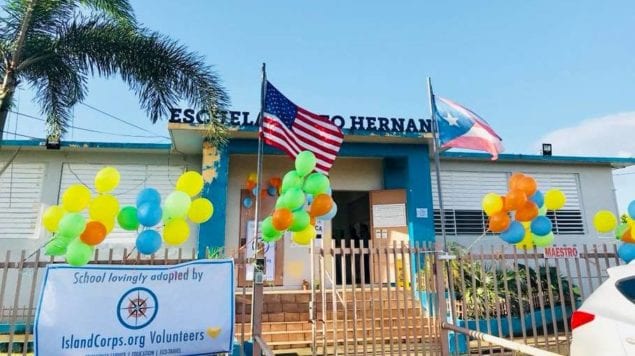 Island Corps rebuilding hope for PR kids one dry book at a time