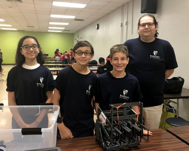 Palmer Trinity Middle School robotics team earns No.1 ranking in Florida