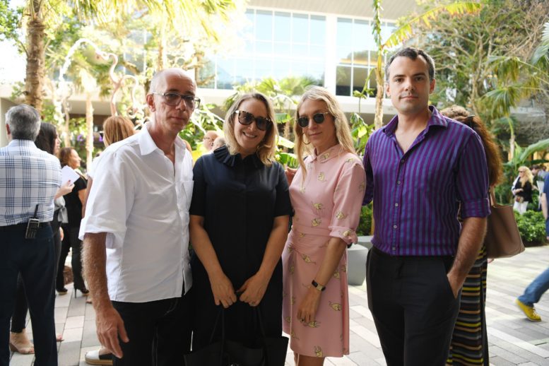 L-R: Carsten Höller, Jackie Soffer, Chloë Sevigny, & Simon Haas.