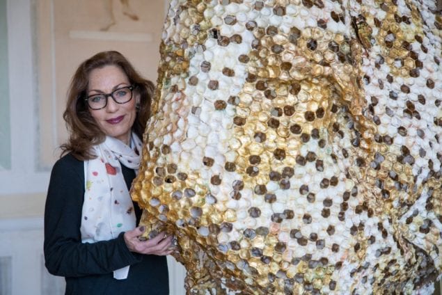 Artist draws parallels between honeybees and Murano glass