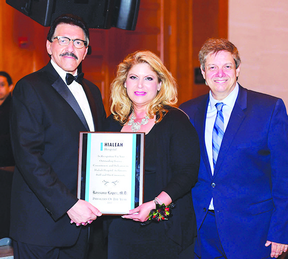 Hialeah Hospital honors Dr. Rossana Lopez as Physician of the Year