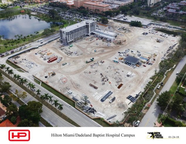 Hilton Miami Dadeland hits construction milestone with topping off ceremony