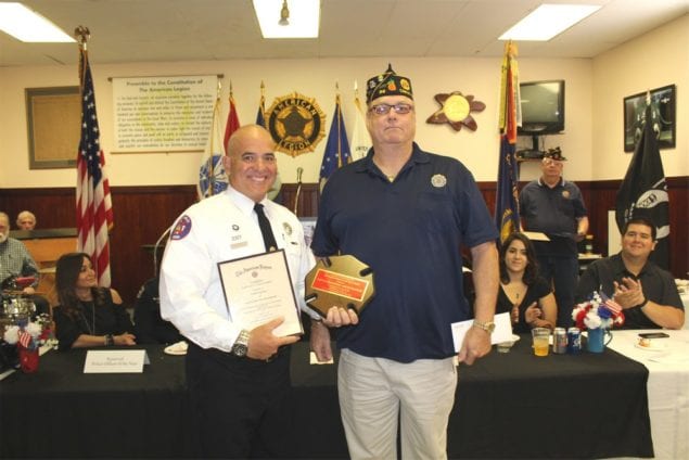 Post 98 celebrates American Legion’s 99th birthday, honors first responders