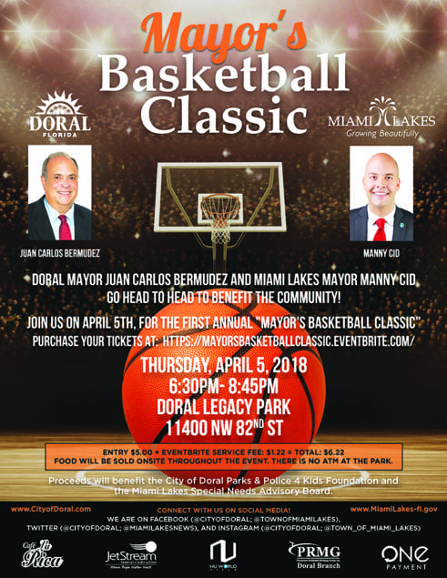 Doral to compete with Miami Lakes in Mayor’s Basketball Classic Cup