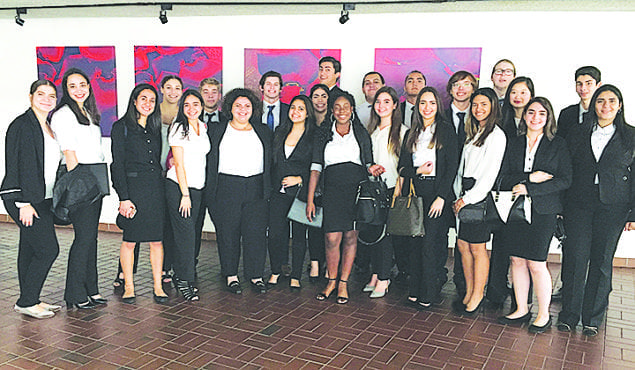 Killian students perform admirably at district constitutional competition