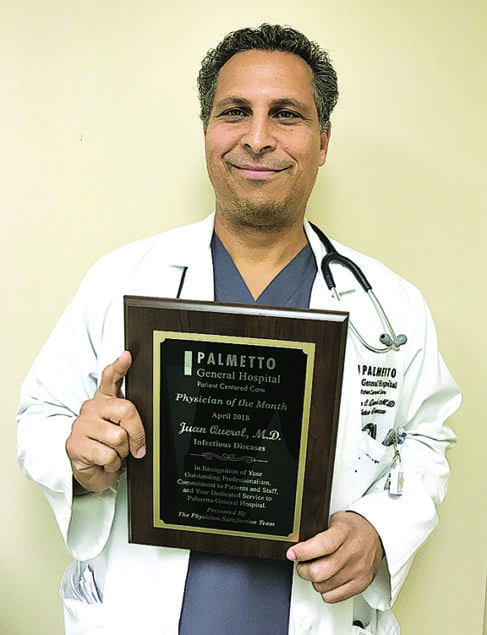 Palmetto General Hospital names 'Physician of the Month'