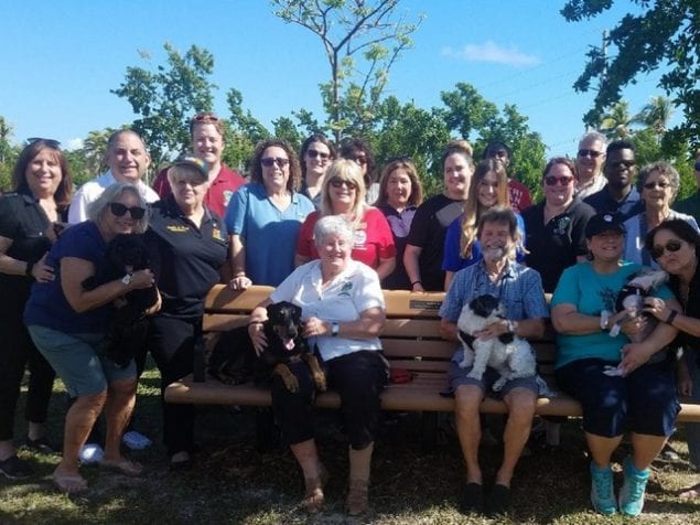 Comm. Heyman dedicates bench in Bark Park to Norma Jay