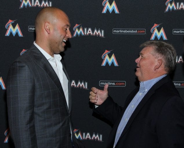 Esplanade at Aventura hosts baseball All-Star Derek Jeter, Marlins CEO