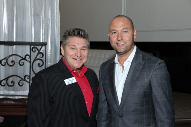 Mr. C Hotels - Honoring Derek Jeter CEO of the @marlins at Mr. C Coconut  Grove with @hauteliving @perrierjouet @pmastrandrea @aroma360 📸  @romainmaurice #Miami #CoconutGroves #DerekJeter #Marlins #MrCMoments