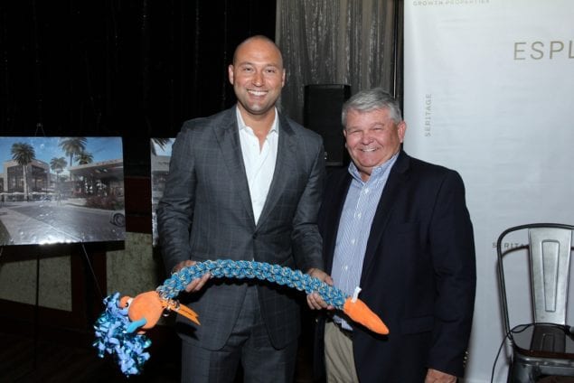 Esplanade at Aventura hosts baseball All-Star Derek Jeter, Marlins CEO