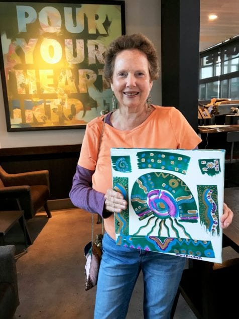 Golden’s passion to paint brings her back to Miami after 19 years