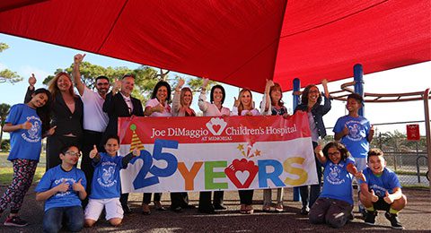 Joe DiMaggio Children’s Hospital installs sunshades at Driftwood Elementary