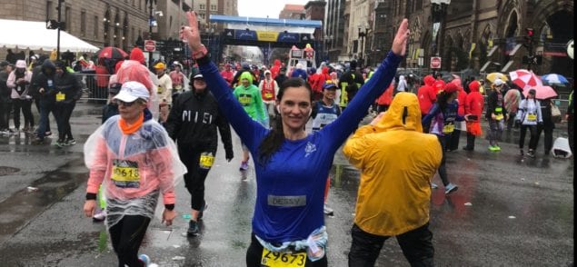 Local runner braves harsh weather in Boston Marathon