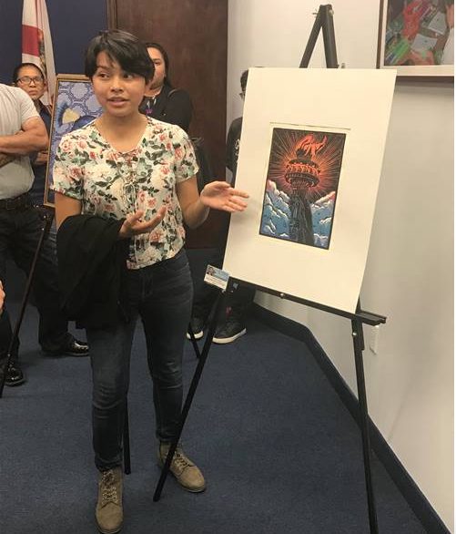 Cathleen Cosajay named winner in Congressional Art Competition