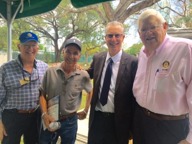 Rotary Club of Miami holds special meeting at Miami City Cemetery