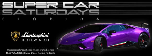 Inaugural Florida Exotic Car Weekend, Exotics on Las Olas