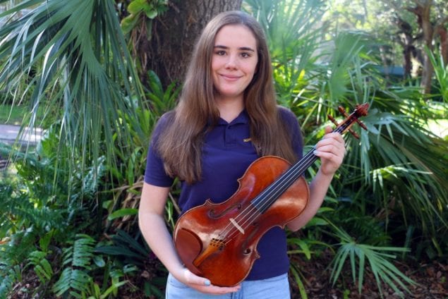 PTS Student Wynne Owre receives Stamps Ensemble Scholarship Award