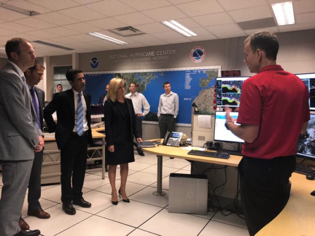 Rep. Curbelo talks hurricanes, immigration with Homeland Security Secretary Nielsen