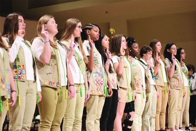 Girl Scouts receive highest honor - Gold Award