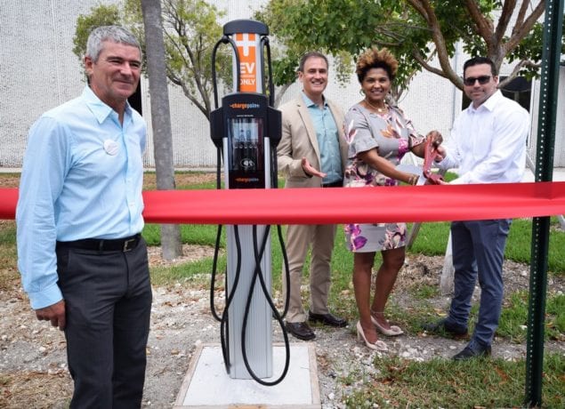 Brickell Energy launches EV charging units at Royal Caribbean headquarters