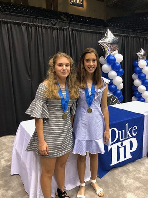 Two St. Theresa students honored for exceptional academic success