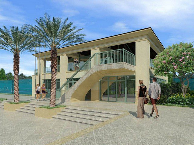 Biltmore Tennis Center Pro-Shop building undergoing renovation