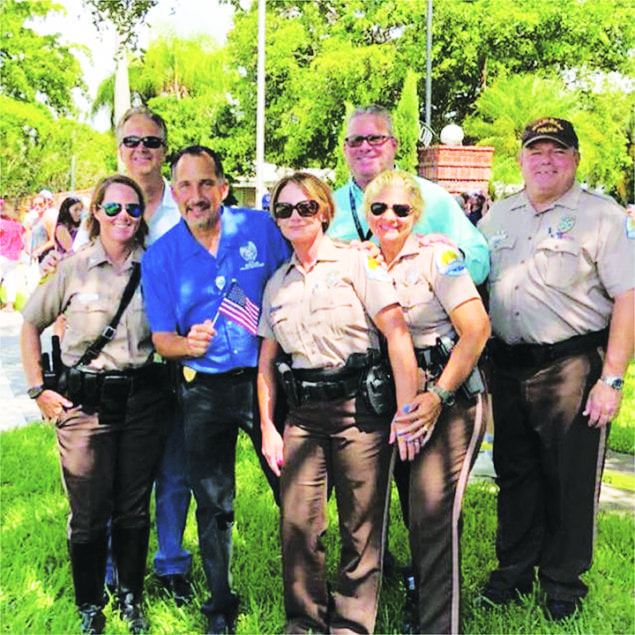 Departing Police Commander raises funds for Post 133 roof