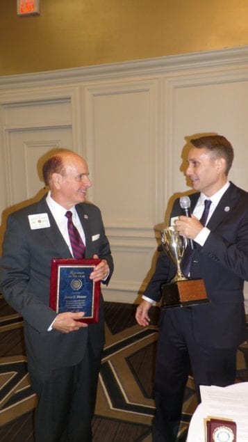 Former Police Chief Jim Skinner receives Rotarian of Year Award