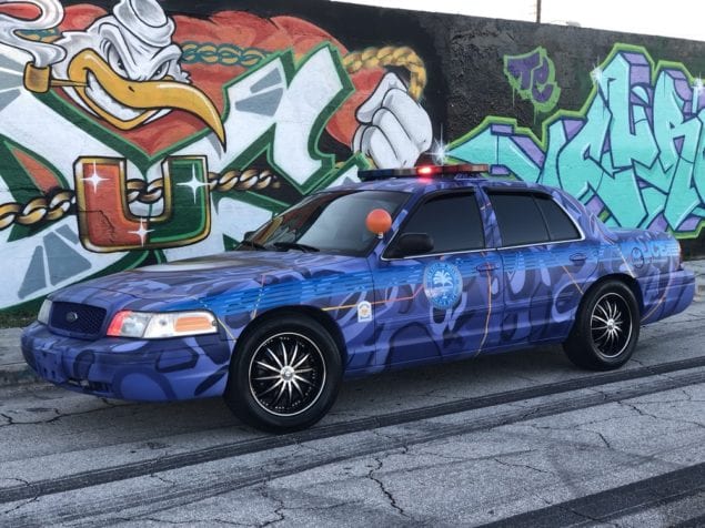 Miami Police Department unveils its first Art Car