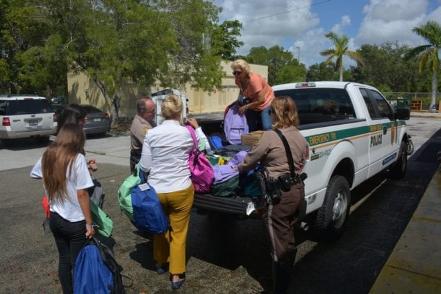 Backpacks for students project brings village members together