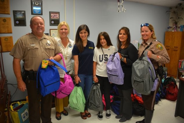 Backpacks for students project brings village members together