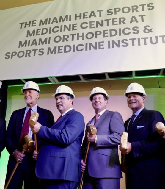 Baptist Health, Miami Heat break ground on Miami Heat Sports Medicine Center