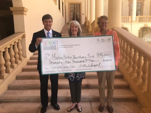 Kerdyk Family donates $75K to Coral Gables Garden Club