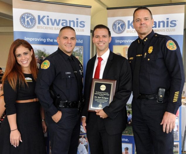 Biscayne Bay Kiwanis Club selects Police Officer, Educator of the Year