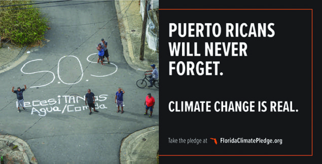 Florida Climate Pledge launches powerful billboard campaign in Florida