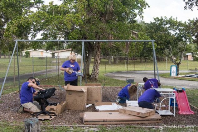 FedEx employees volunteer at His House Children’s Home