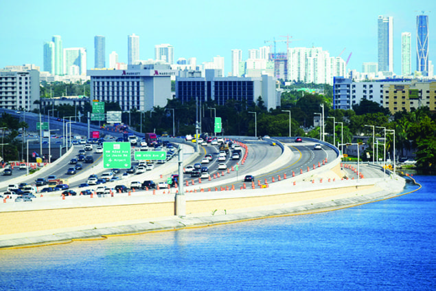 Access ramp to Miami International Airport from Dolphin finally flips to opposite side of highway