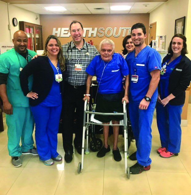 Patient back on his feet after life-altering stroke