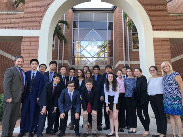 Palmer Trinity students participate in Model United Nations Conference