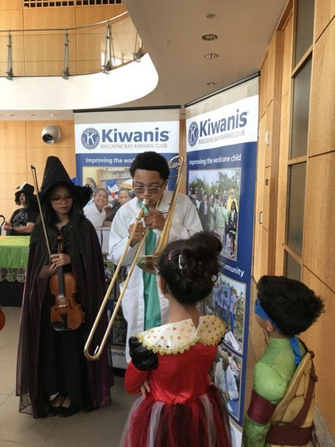 Inner-city youth get into holiday spirit at free Halloween concert