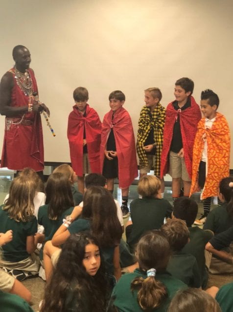 Westminster Christian students host visitor from Maasai tribe