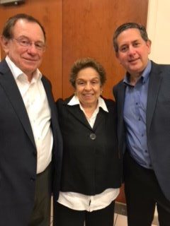 Professor Rafi Beyar, CEO, Rambam Medical Center and Congresswoman Donna Shalala enjoy a reunion at South Florida’s Israeli Riviera Parliament