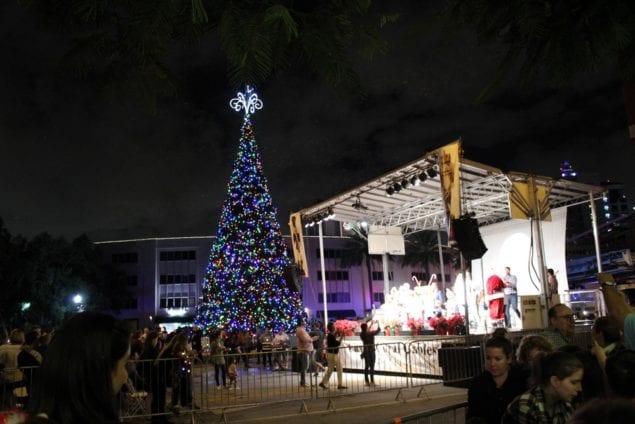 Tree lighting ceremony officially welcomes Christmas season
