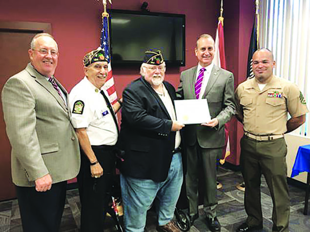 Diaz-Balart honors local residents with the Congressional Veteran Commendation