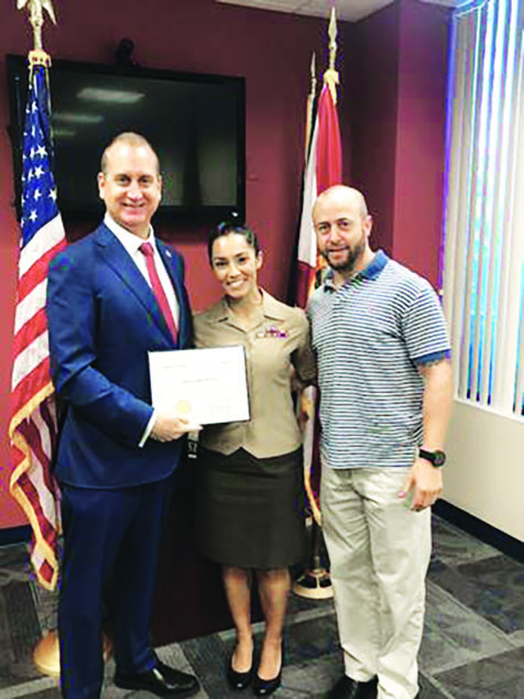 Diaz-Balart honors local residents with the Congressional Veteran Commendation