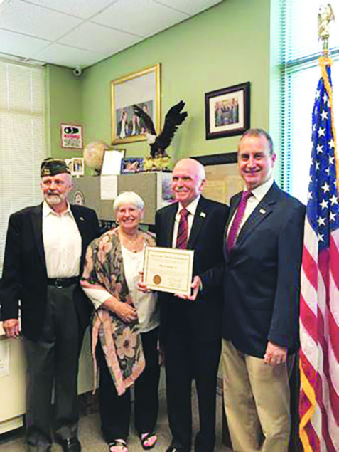 Diaz-Balart honors local residents with the Congressional Veteran Commendation