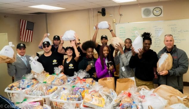 GlobalSIM USA donates 300 Thanksgiving turkeys to North Miami Beach Sr. High School families