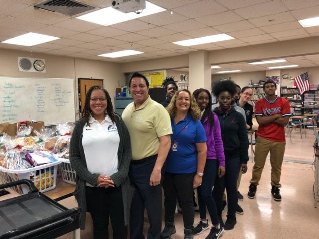 GlobalSIM USA donates 300 Thanksgiving turkeys to North Miami Beach Sr. High School families