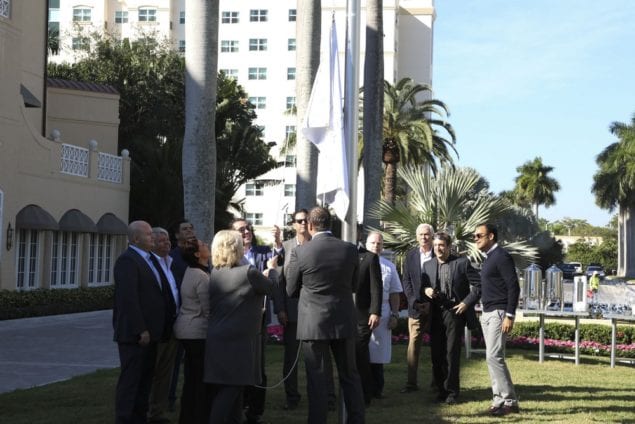Turnberry Isle Miami debuts as JW Marriott Miami Turnberry Resort & Spa with official Flag- Raising Celebration