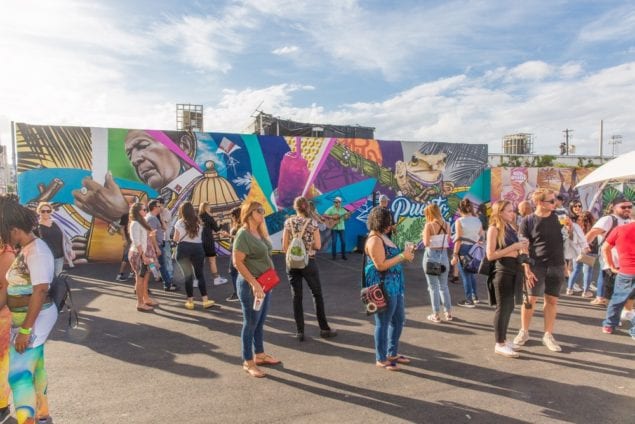 Puerto Rican artists unveil 50-foot mural in Wynwood during Art Basel